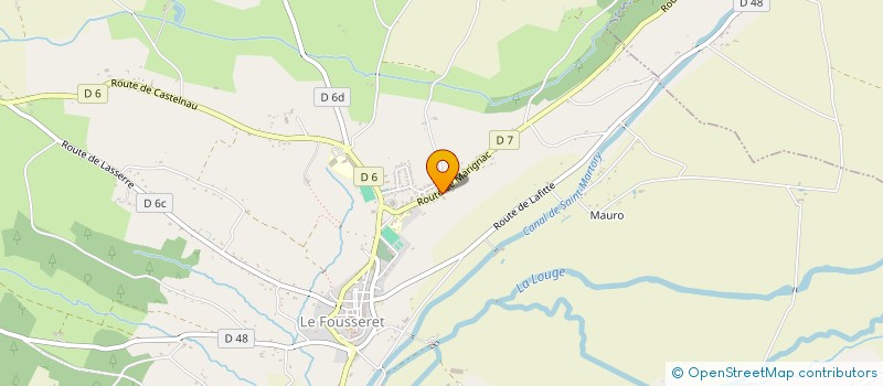localisation de l'entreprise MADAME ANNE CAMBOURIAN à LE FOUSSERET