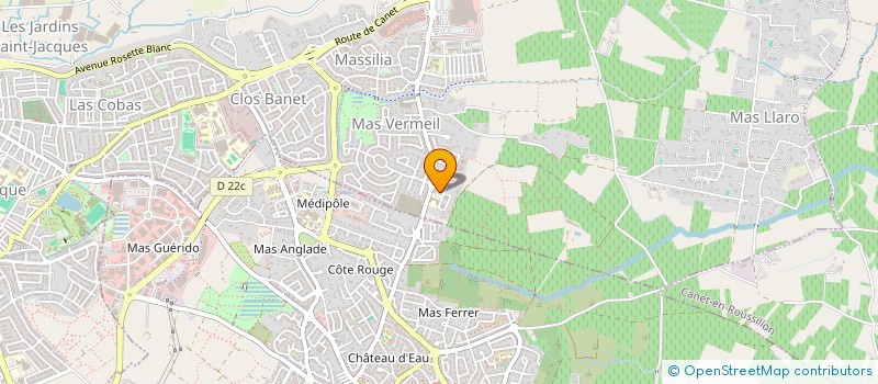 localisation de l'entreprise MADAME ANNE-CAMILLE ALBERTELLI  PERPIGNAN