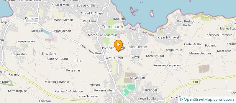 localisation de l'entreprise MADAME ANNE-CAMILLE MOLE  PLOUGUERNEAU