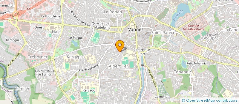 localisation de l'entreprise MADAME ANNE CAMPION à VANNES