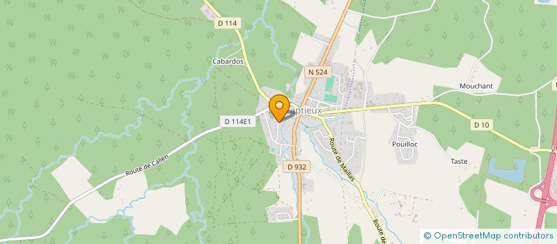 localisation de l'entreprise MADAME ANNE CAPES  GISCOS