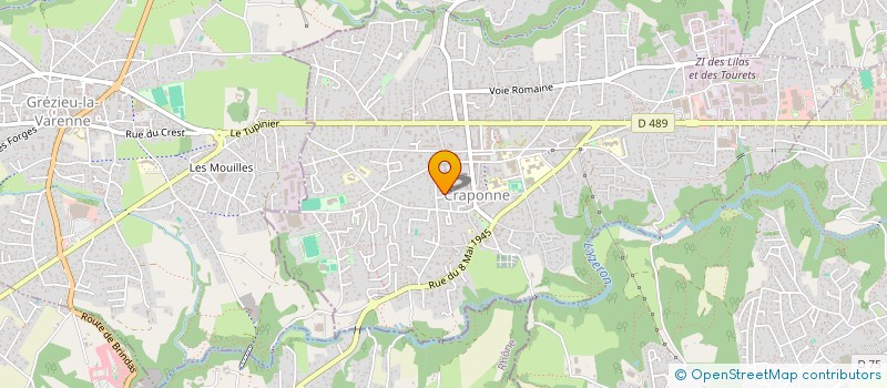 localisation de l'entreprise MADAME ANNE CAPOZZO  CRAPONNE