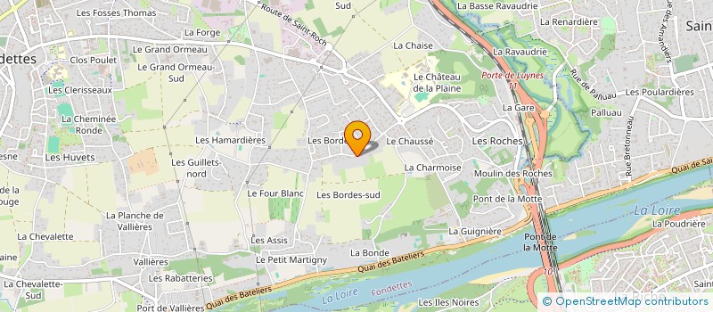 localisation de l'entreprise MADAME ANNE CARATY  FONDETTES