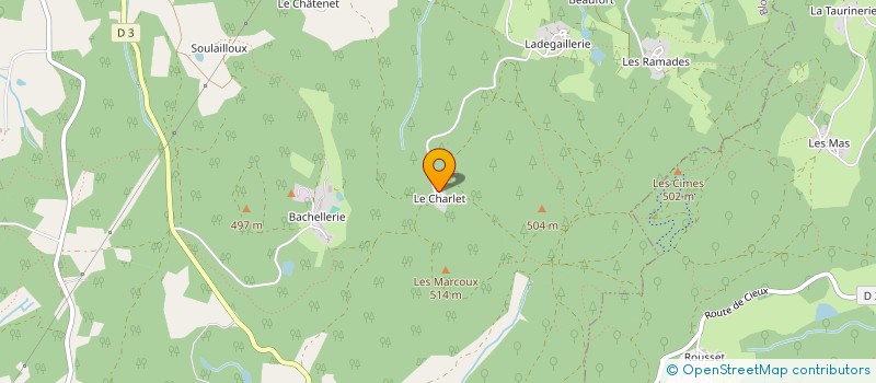 localisation de l'entreprise MADAME ANNE CARDINAL  SAINT-JUNIEN-LES-COMBES