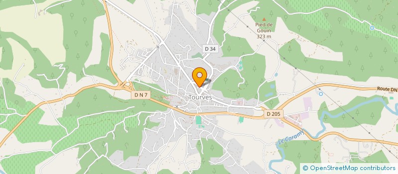 localisation de l'entreprise MADAME ANNE CARENCO  TOURVES