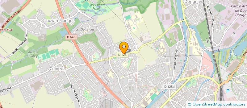 localisation de l'entreprise MADAME ANNE CARINE BONFILLOU à DOUAI
