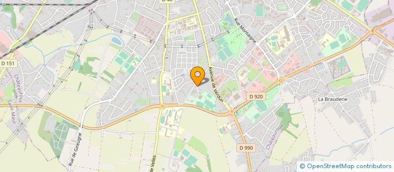 localisation de l'entreprise MADAME ANNE CAROLE CLAVIERE à CHATEAUROUX