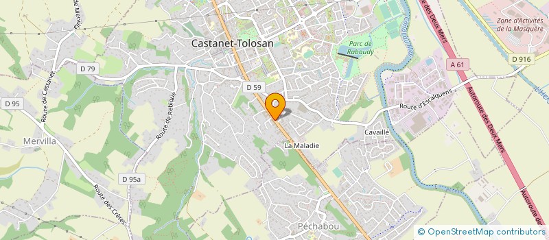 localisation de l'entreprise MADAME ANNE-CAROLE MAGGIA MASSON  BOULOC