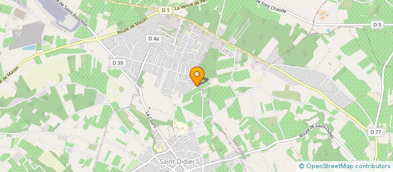 localisation de l'entreprise MADAME ANNE-CAROLE SCHIBI  SAINT-DIDIER