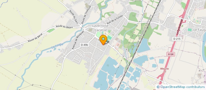 localisation de l'entreprise MADAME ANNE-CAROLE TURLAN  LAVERNOSE-LACASSE