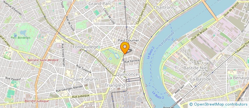 localisation de l'entreprise MADAME ANNE-CAROLINE JUVIN  BORDEAUX