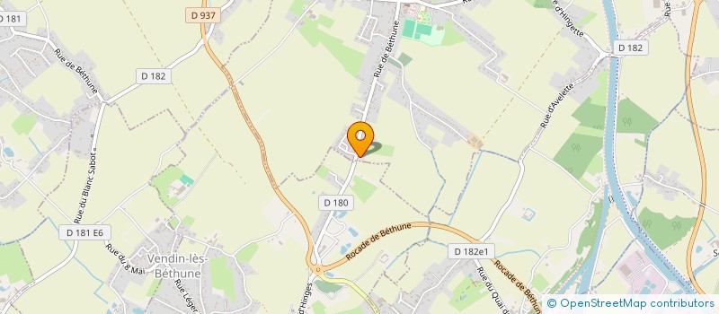 localisation de l'entreprise MADAME ANNE CARON  HINGES