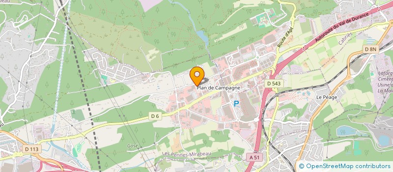 localisation de l'entreprise MADAME ANNE CARPENA à LES PENNES MIRABEAU