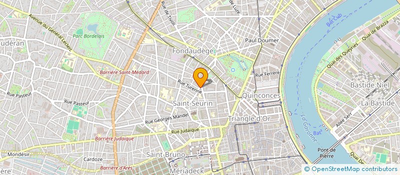 localisation de l'entreprise MADAME ANNE CARRERA  BORDEAUX