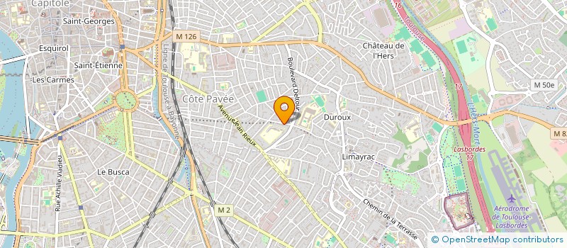 localisation de l'entreprise MADAME ANNE CARRIERE  TOULOUSE