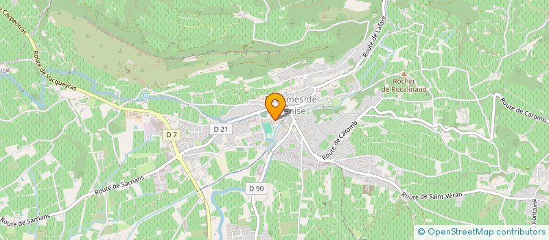 localisation de l'entreprise MADAME ANNE CARRIOT  BEAUMES-DE-VENISE