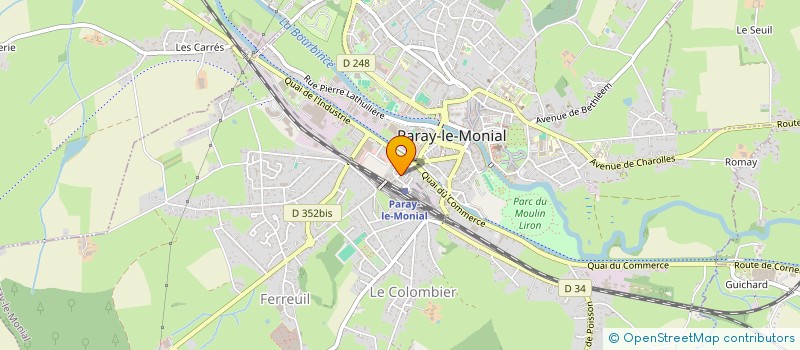 localisation de l'entreprise MADAME ANNE CARUDEL à PARAY-LE-MONIAL