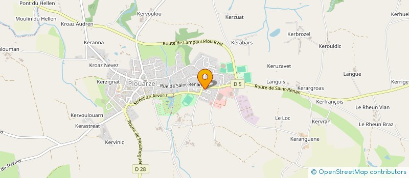 localisation de l'entreprise MADAME ANNE CASTEL  PLOUARZEL