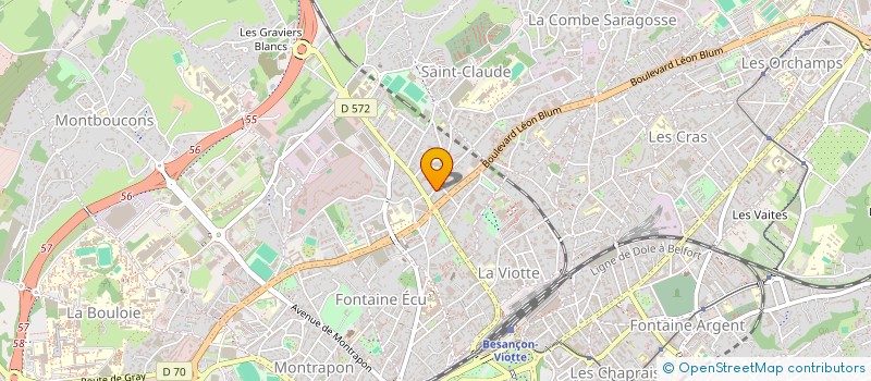 localisation de l'entreprise MADAME ANNE CASTRO à BESANCON