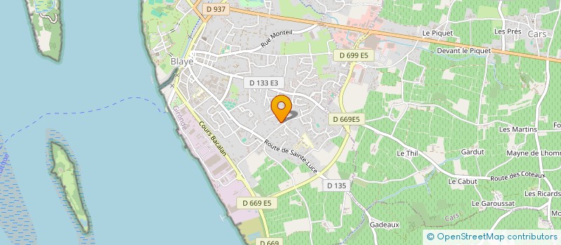 localisation de l'entreprise MADAME ANNE CATHERINE AIRIEAU à BLAYE