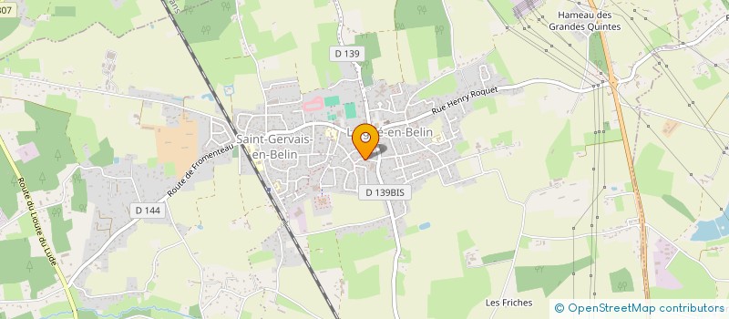 localisation de l'entreprise MADAME ANNE-CATHERINE BOUVIER  LAIGNE-EN-BELIN