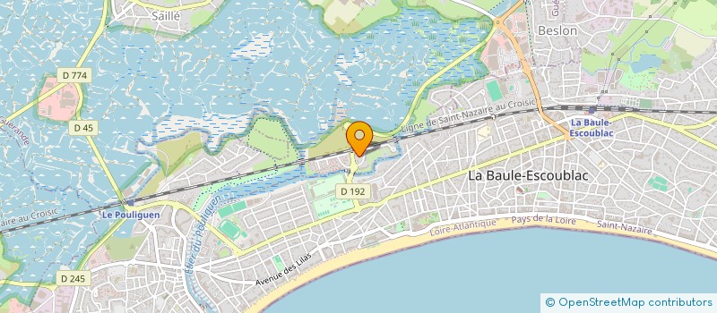 localisation de l'entreprise MADAME ANNE-CATHERINE CEBRON DE LISLE  GUERANDE