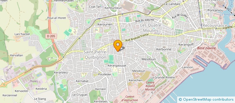 localisation de l'entreprise MADAME ANNE-CATHERINE CLEUZIOU à BREST