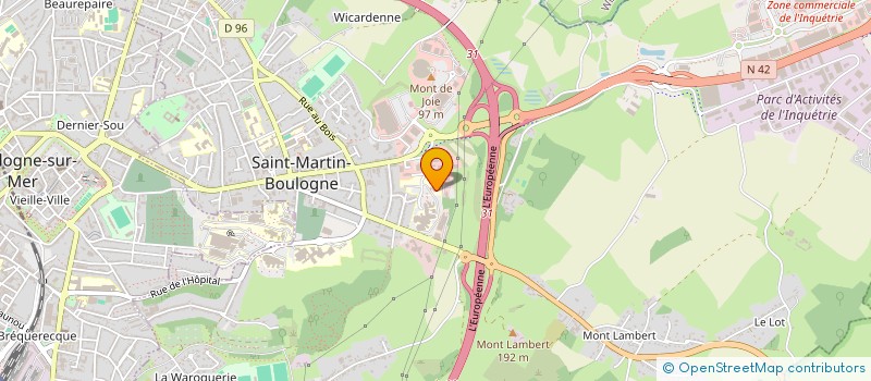 localisation de l'entreprise MADAME ANNE-CATHERINE DEGRENDEL à SAINT-MARTIN-BOULOGNE