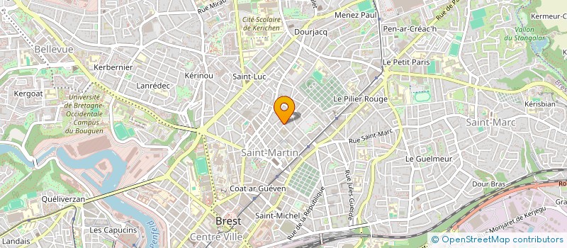 localisation de l'entreprise MADAME ANNE CATHERINE DENCUFF à BREST