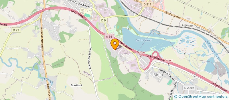 localisation de l'entreprise MADAME ANNE-CATHERINE DIEBOLT  ORTHEZ