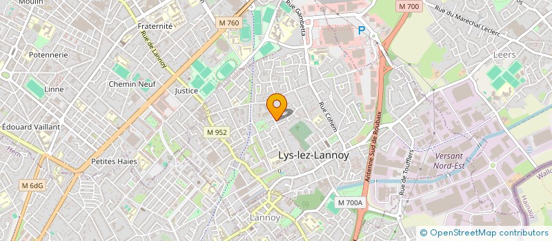 localisation de l'entreprise MADAME ANNE-CATHERINE DUMONT à LYS-LEZ-LANNOY