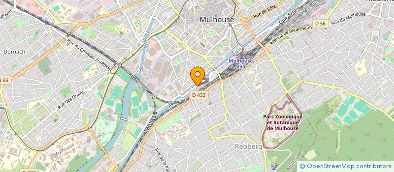 localisation de l'entreprise MADAME ANNE CATHERINE EGLY  MULHOUSE