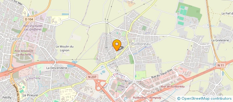 localisation de l'entreprise MADAME ANNE-CATHERINE FRANCOIS  PUILBOREAU