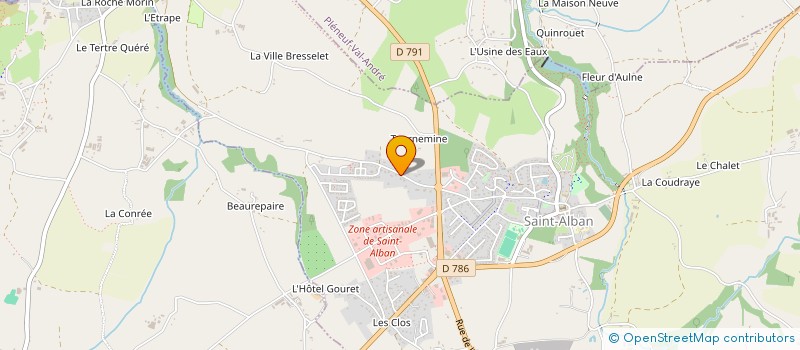 localisation de l'entreprise MADAME ANNE-CATHERINE GOMET  SAINT-ALBAN