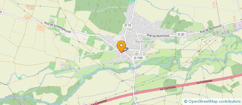 localisation de l'entreprise MADAME ANNE CATHERINE HERMANN  REININGUE