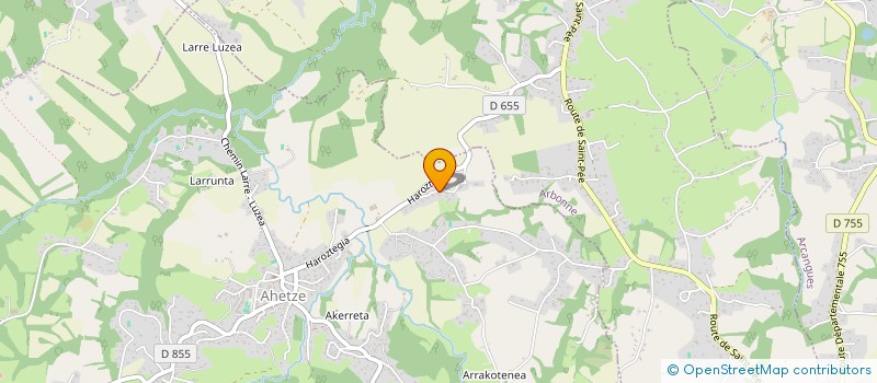 localisation de l'entreprise MADAME ANNE CATHERINE LAFOURCADE  AHETZE