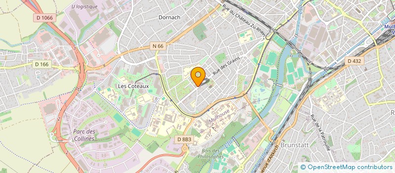 localisation de l'entreprise MADAME ANNE-CATHERINE LECLERC  BRUNSTATT-DIDENHEIM