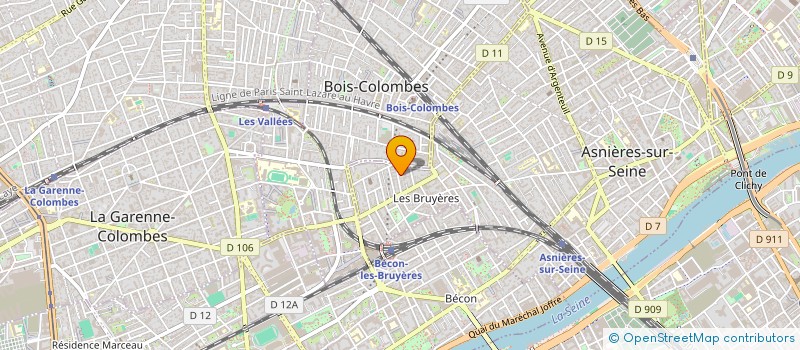 localisation de l'entreprise MADAME ANNE-CATHERINE MERCIER  ASNIERES-SUR-SEINE