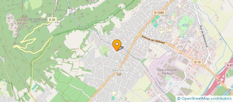 localisation de l'entreprise MADAME ANNE-CATHERINE RAUCH  BERNIN