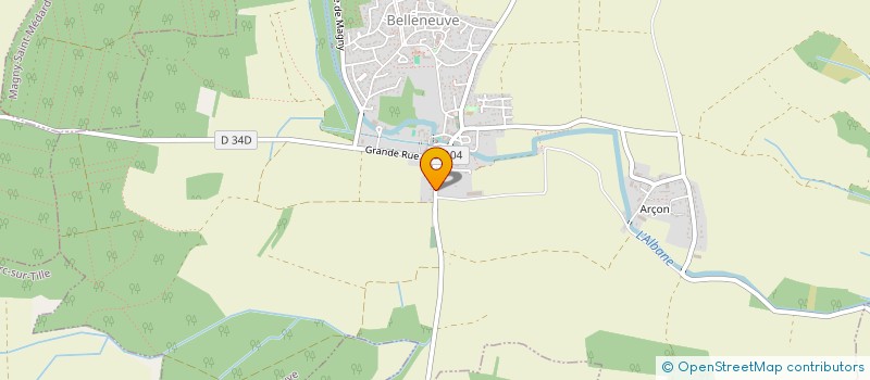 localisation de l'entreprise MADAME ANNE-CATHERINE SABOT à BELLENEUVE