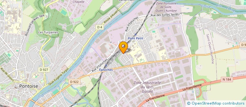 localisation de l'entreprise MADAME ANNE-CATHERINE STROSSER à SAINT-OUEN-L'AUMONE