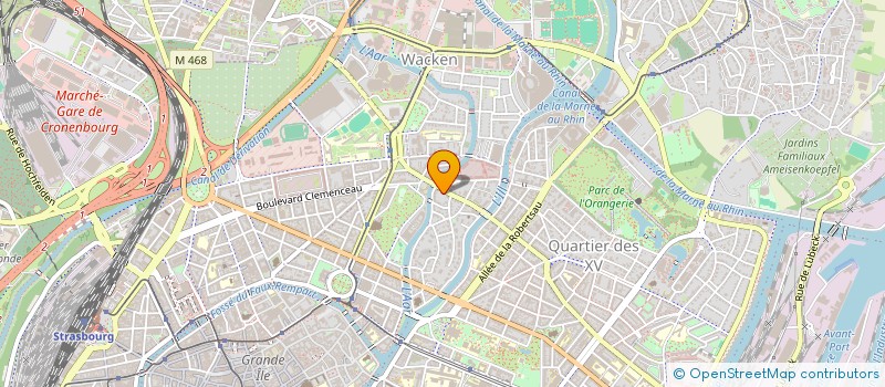 localisation de l'entreprise MADAME ANNE-CATHERINE WEISS  STRASBOURG