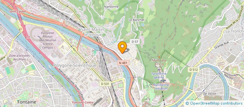 localisation de l'entreprise MADAME ANNE-CATHERINE ZIMMER  SAINT-MARTIN-LE-VINOUX