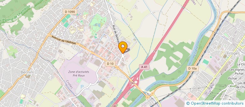 localisation de l'entreprise MADAME ANNE CAUSSE  CROLLES