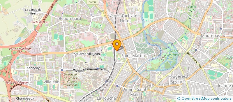 localisation de l'entreprise MADAME ANNE-CECILE BLAISOT  RENNES