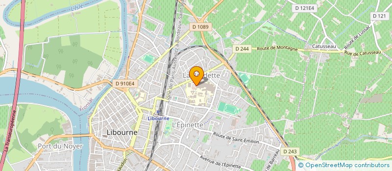 localisation de l'entreprise MADAME ANNE-CECILE BRILLOUET  LIBOURNE