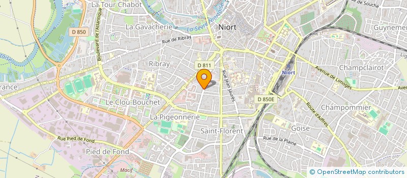 localisation de l'entreprise MADAME ANNE-CECILE BRIZIOU à NIORT
