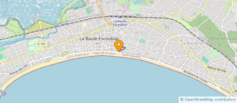 localisation de l'entreprise MADAME ANNE-CECILE CARTON à LA BAULE-ESCOUBLAC