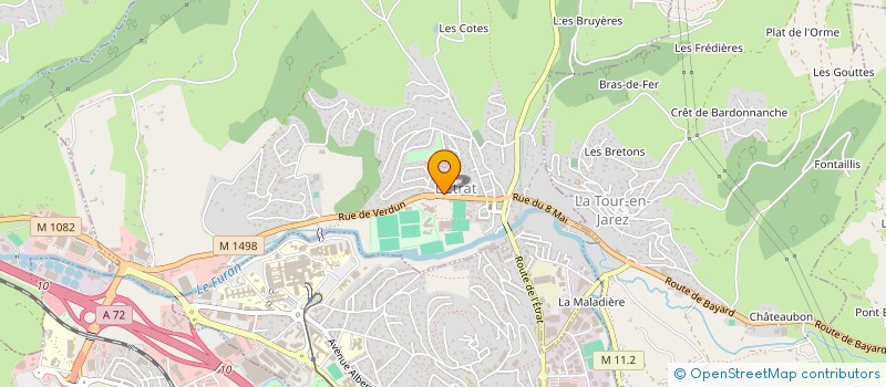 localisation de l'entreprise MADAME ANNE-CECILE CHAUX  SAINT-PRIEST-EN-JAREZ