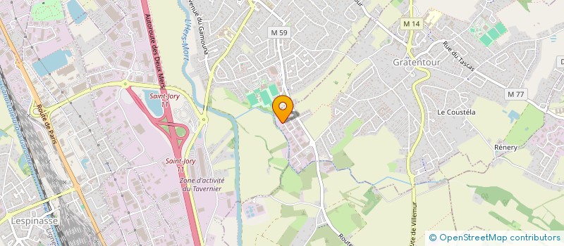 localisation de l'entreprise MADAME ANNE-CECILE DUPUY  GAGNAC-SUR-GARONNE